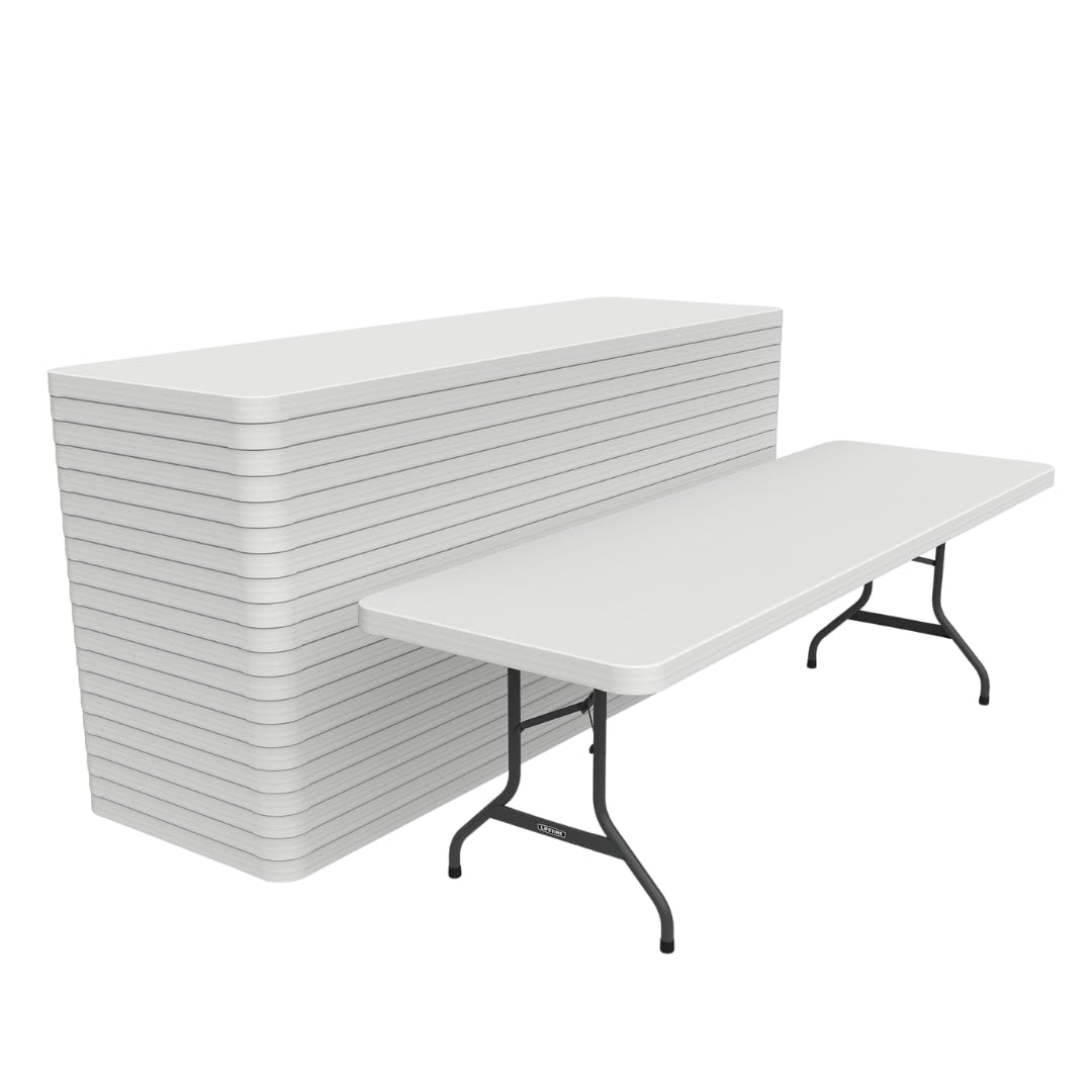 Amazon.com: New Lifetime Plastic Folding Tables 2980 8-Foot White